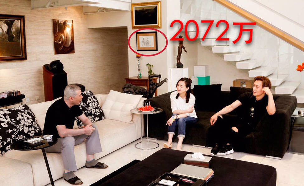 [佛山脚手架]拜访冯小刚豪宅,墙上名画价值2072万